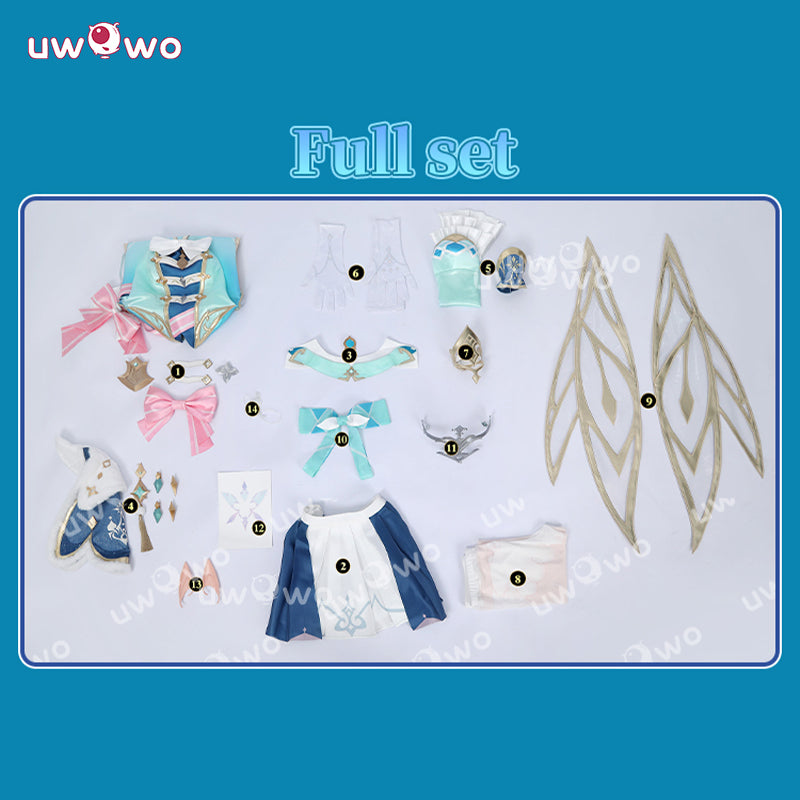 Uwowo Collab Series: Genshin Impact Snezhnaya Vesna Cosplay Costume Size XS-XXL