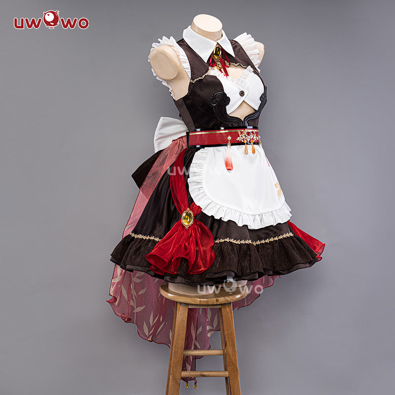【In Stock】Uwowo Honkai Star Rail Fanart Tingyun Maid Fox Cosplay Costume