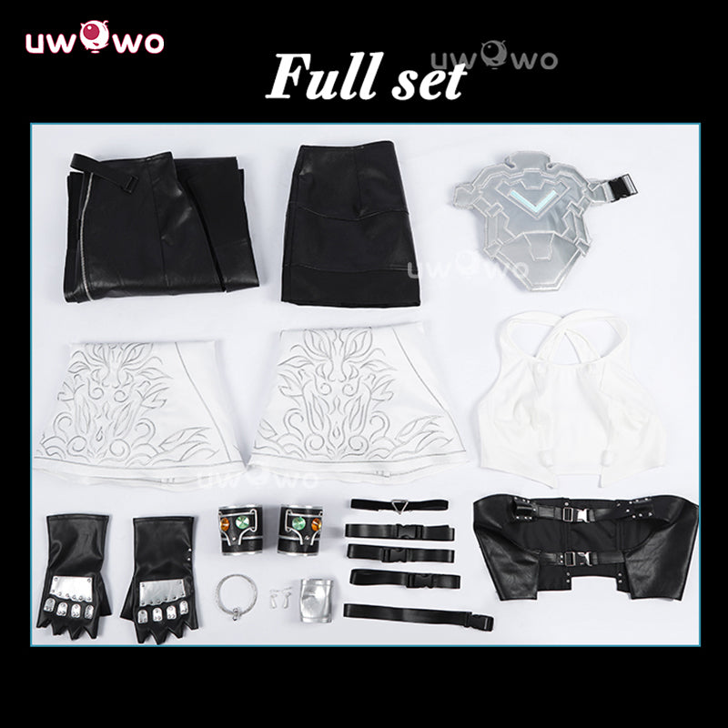 Uwowo Collab Series: FF7 Revelation Black Mage Tifa Cosplay Costume XS-2XL