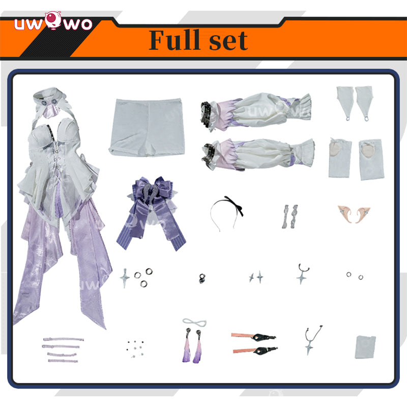 Uwowo Collab Series: Game Zenless Zone Zero/ZZZ Remielle Dan White Angel Cosplay Costume XS-2XL