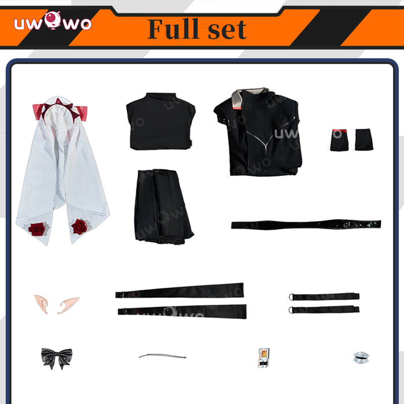 Uwowo Collab Series: Game Zenless Zone Zero/ZZZ Remielle Offcier Uniform Cosplay Costume S-XL
