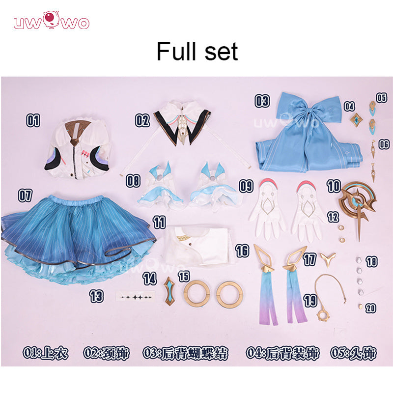 Uwowo Collab Series: Game Wuthering Waves Jinhsi Concert 2026 Cosplay Costume S-3XL