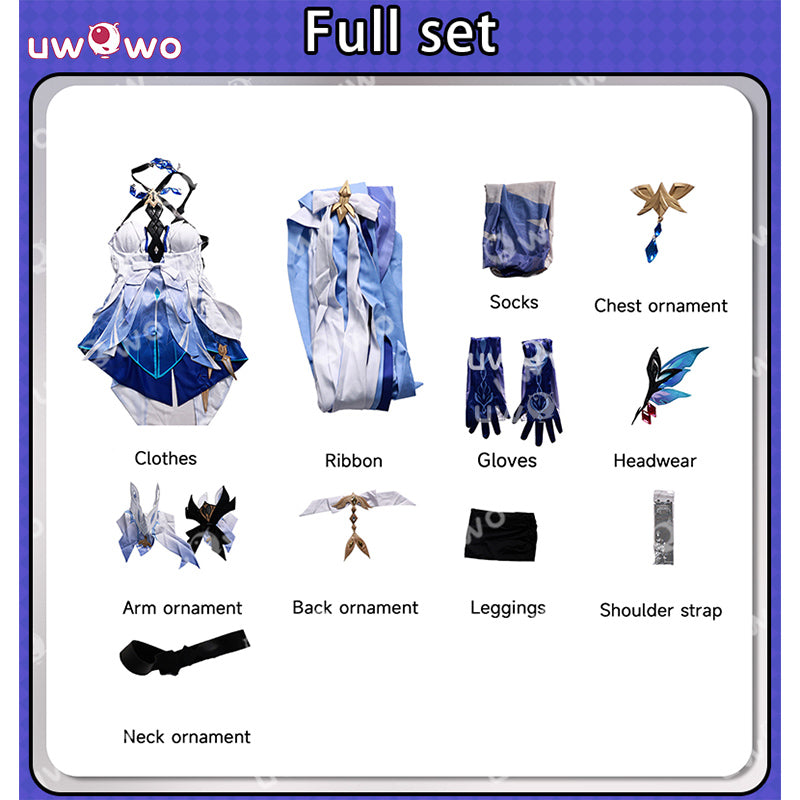 Uwowo Collab Series: Genshin Imapct Skirk Cosplay Costume XS-3XL