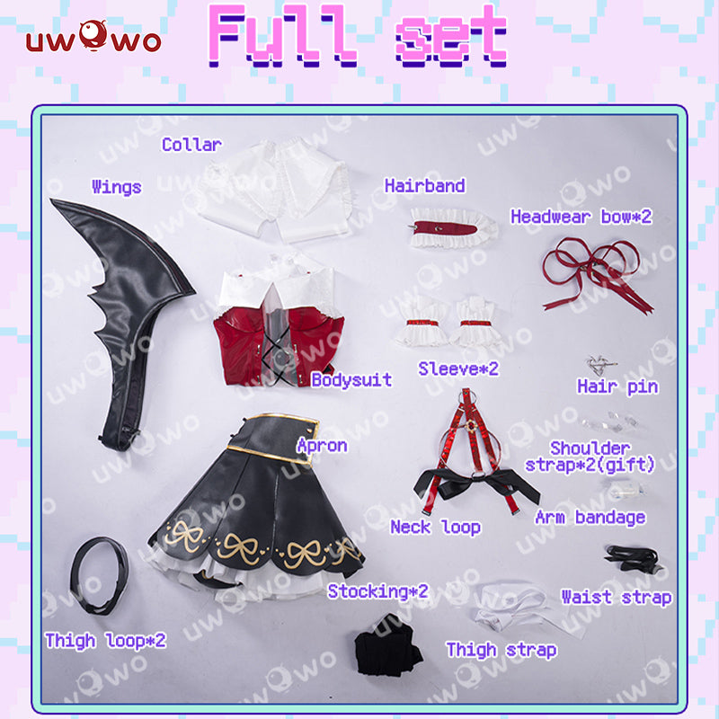 【11TH 00:00 FLASH SALE】Uwowo Needy Streamer Overload Ame-Chan Magical Girl Fanart Cosplay Costume