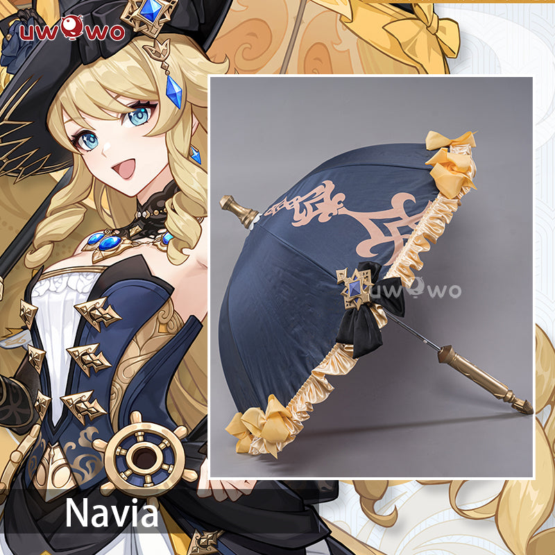 【In Stock】Uwowo Game Genshin Impact Weapons Navia Umbrella Prop