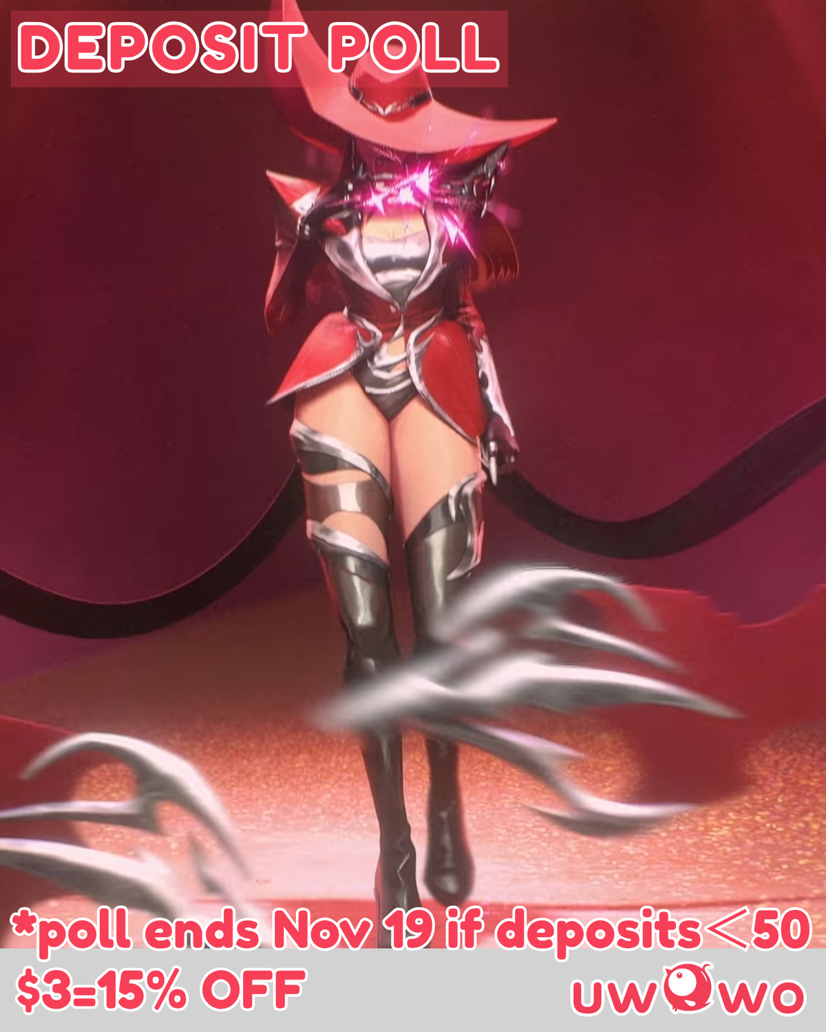 Uwowo Deposit Poll - Evelynn Firestarter Kpop 2026 Cosplay Costume