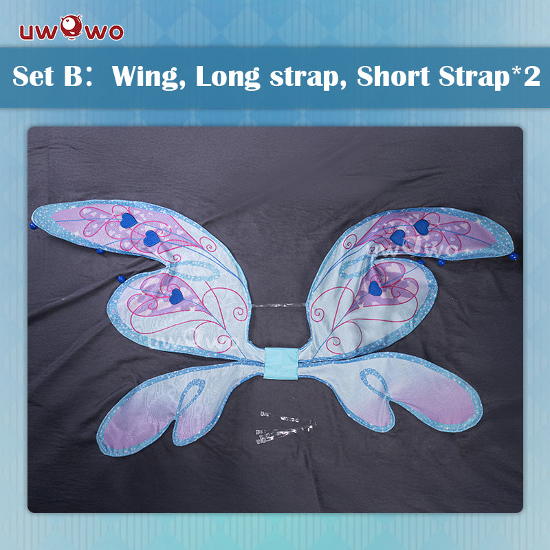 【16TH 00:00 FLASH SALE】Uwowo BLM Fairy Wings S4 Cosplay Costumes