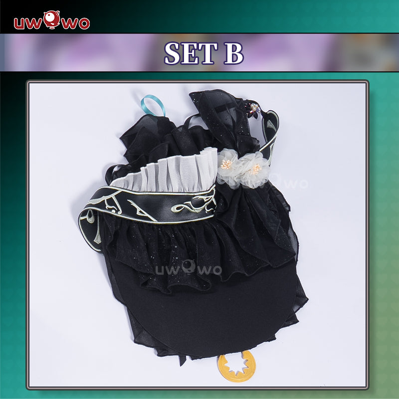 【Pre-sale】 Uwowo Arknights × Ave Mujica Wakaba Mutsumi Marionette's ID Stage Cosplay Costume S-3XL