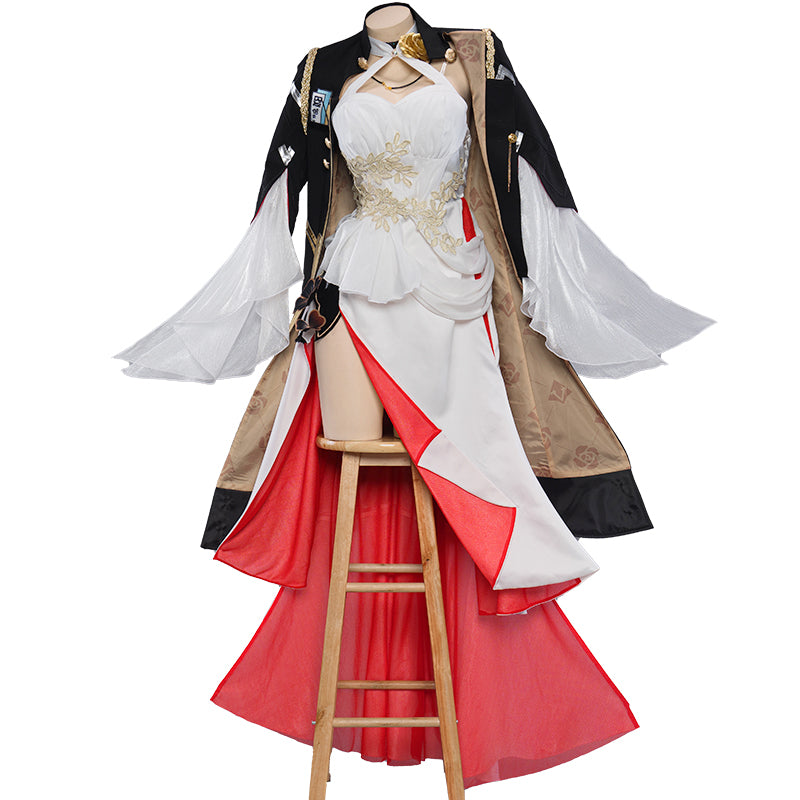S-3XL INSTOCK-Uwowo Honkai Star Rail Himeko Starward Explorer HSR Dress Cosplay Costume