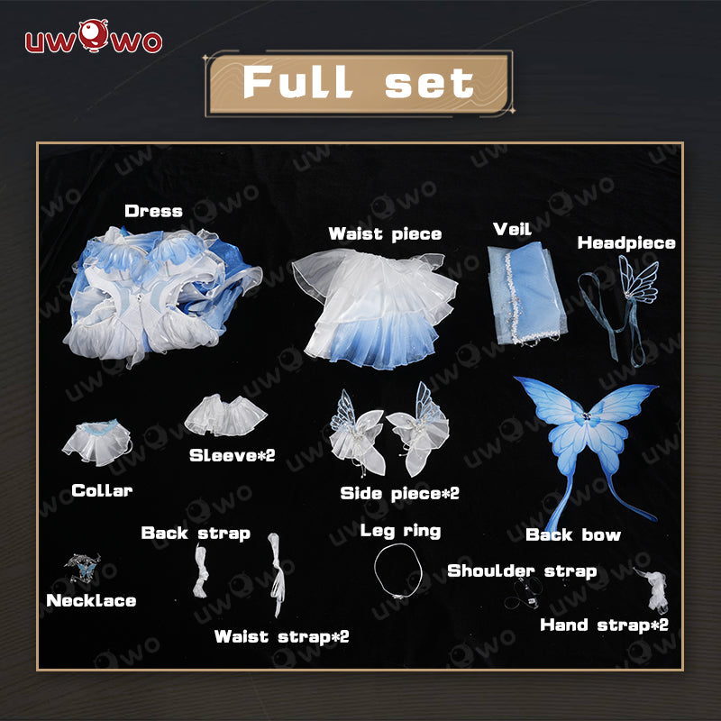 【Pre-sale】Uwowo Game Wuthering Waves Shorekeeper Fanart Oath Wedding Gown WuWa Cosplay Costume