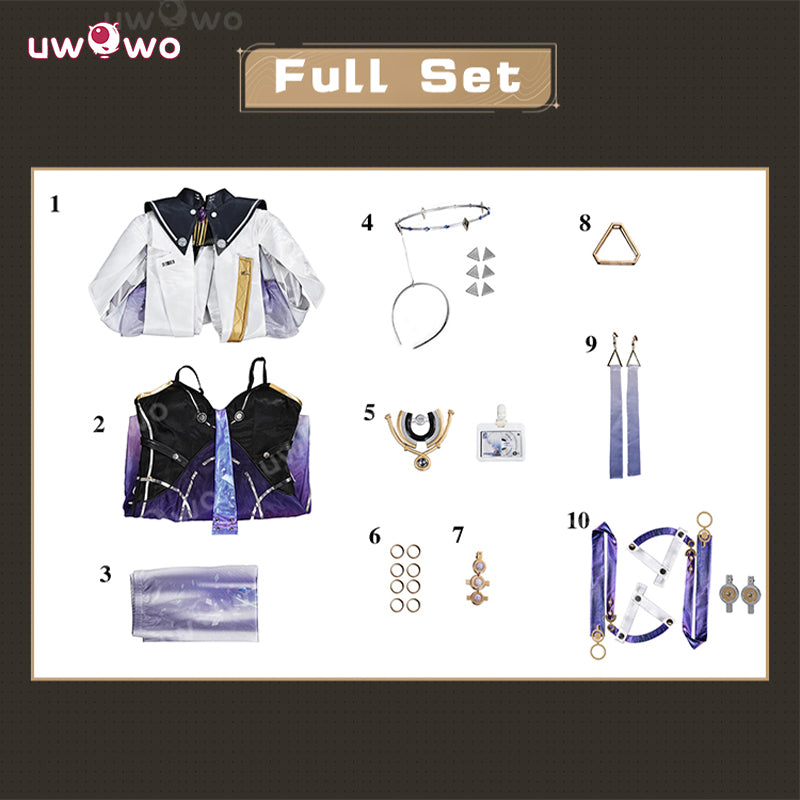 Uwowo Collab Series: Mornye Game Wuthering Waves WuWa Cosplay Costume S-2XL
