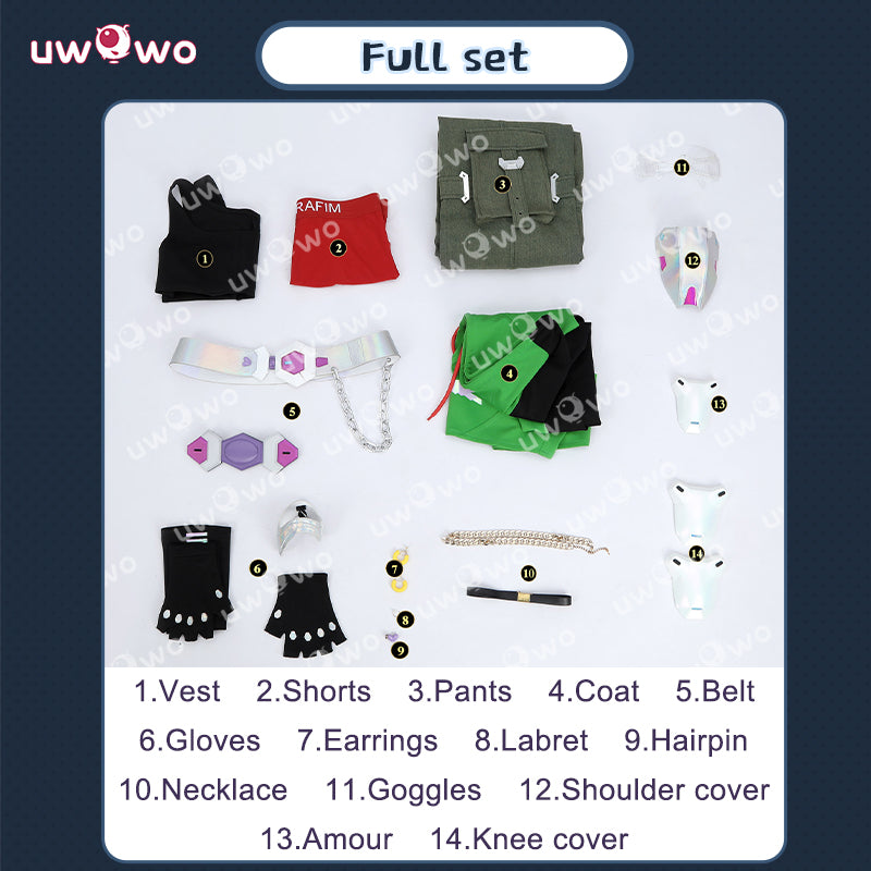 Uwowo Collab Series: Game Overwatch 2 x LE SSERAFIM Fearless Illari Cosplay Costume XS-XXL