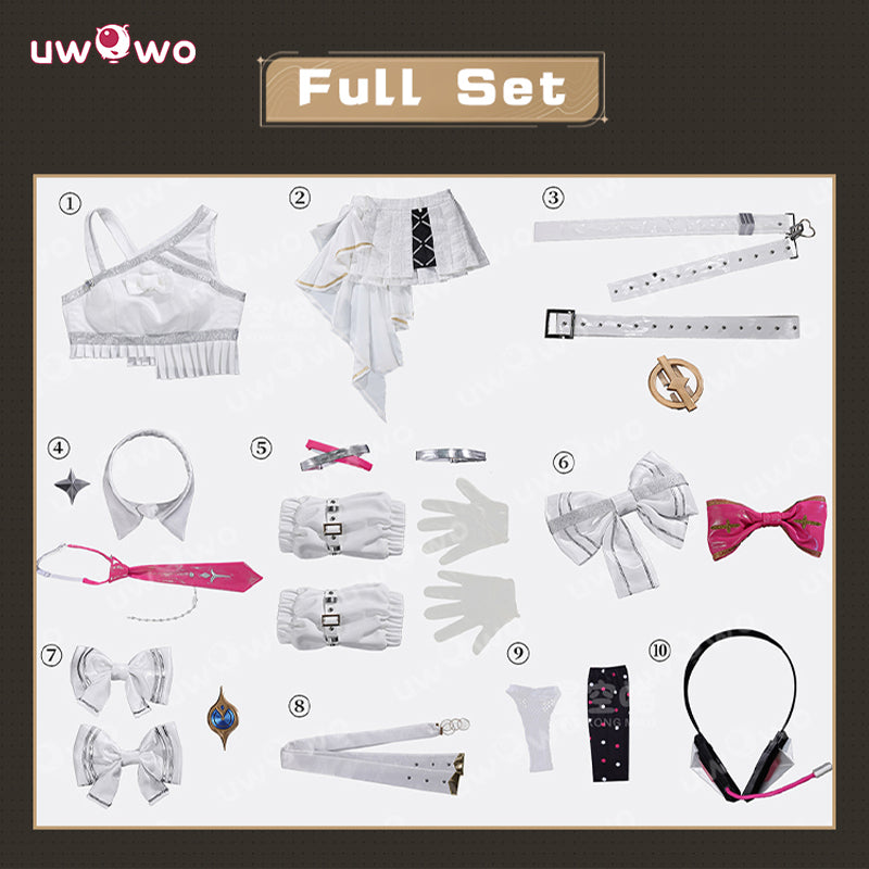 Uwowo Collab Series: Denia Idol Solar5 Wuthering Waves WUWA Cosplay Costume S-2XL