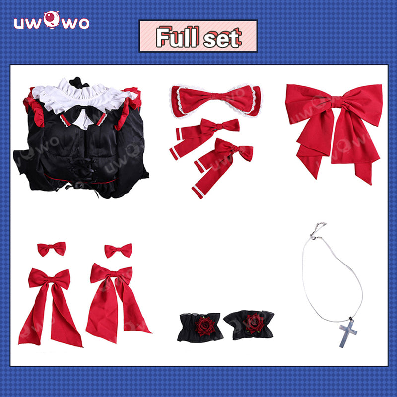 Uwowo Collab Series: Michica Gokubara Anime Needy Girl Overdose Cosplay Costume XS-3XL