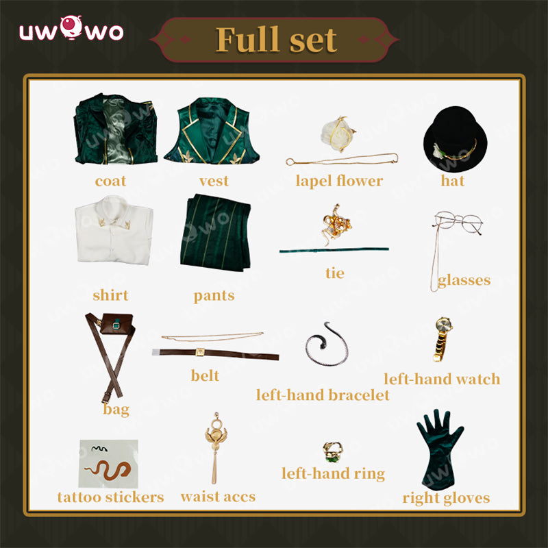 Uwowo Collab Series: Game Identity V Art Dealer "Knight" Cosplay Costume