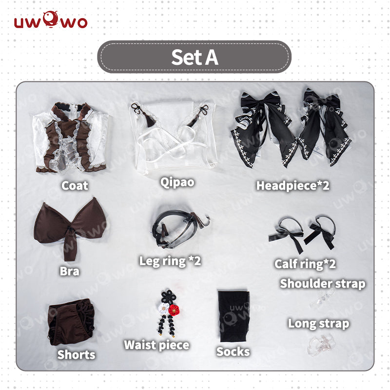 S-3XL INSTOCK-Uwowo Azur Lane Formidable Still Illustration Ver. Cheongsam Boudoir Cosplay Costume S-3XL