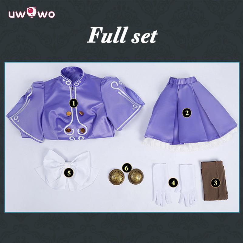 Uwowo Collab Series: Game SF Ingrid Uniform Dress Fighter Cosplay Costume XS-3XL