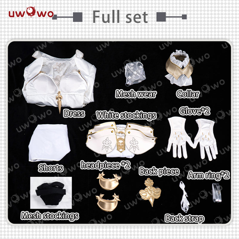 JUL PRESALE Uwowo Commander White Mercy Skin Cosplay Costume