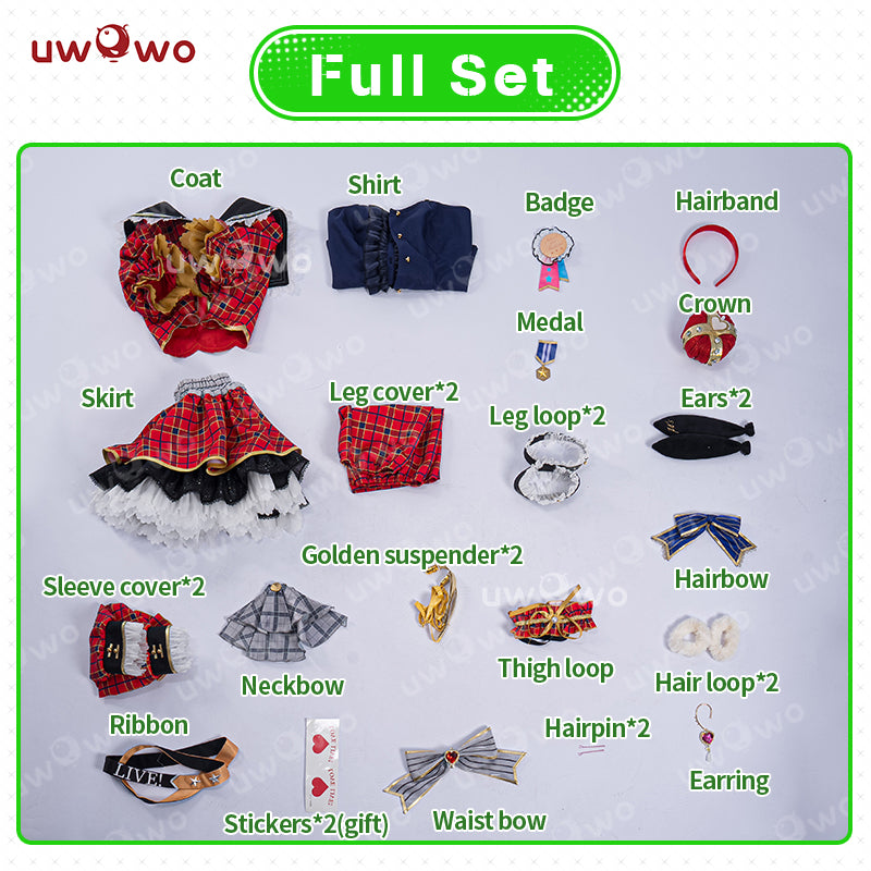 【Pre-sale】Uwowo Love Live! LoveLive Nico Yazawa Idol ver. Cosplay Costume S-3XL