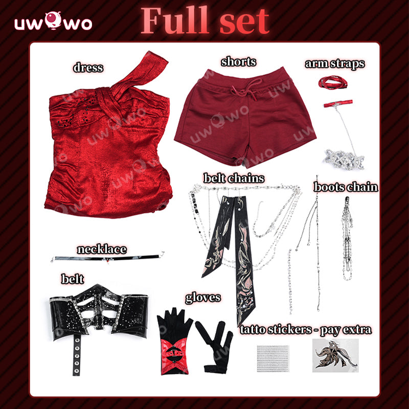Uwowo Collab Series: Love and Deepspace Sylus MC Midnight Waltz Stage Outfit Cosplay Costume XS-2XL