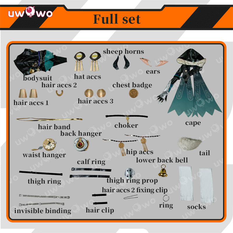 Uwowo Collab Series: Game Zenless Zone Zero/ZZZ Lucia Elowen Cosplay Costume S-XL