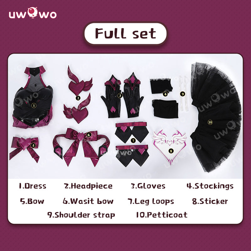 Uwowo Collab Series: Overwatch 2 D.Va DVA DokiWatch Magical Girls Cosplay Costume XS-2XL