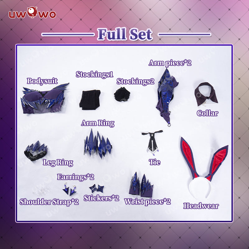 【Pre-sale】Uwowo Game Fate/Grand Order Artoria Pendragon Alter(Lancer) Fanart Bunny Girl Ver. Cosplay Costume S-3XL