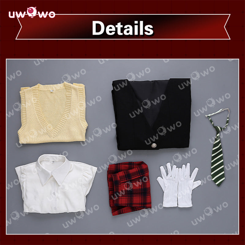 Uwowo Collab Series: Anime Maka Uniform Cosplay Costume Cosplay Costume XS-XL