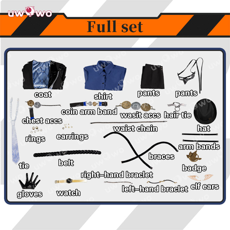 Uwowo Collab Series: Game Zenless Zone Zero/ZZZ Hugo V Cosplay Costume S-XL