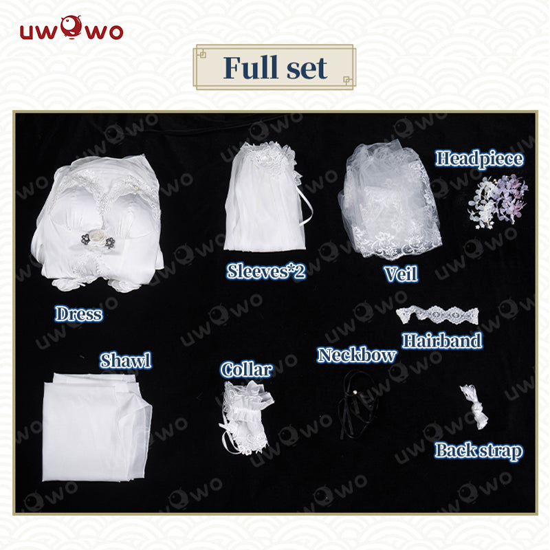 【Pre-sale】 Uwowo Game Azur Lane Amagi Oath Skin Bride Wedding Boudoir Cosplay Costume