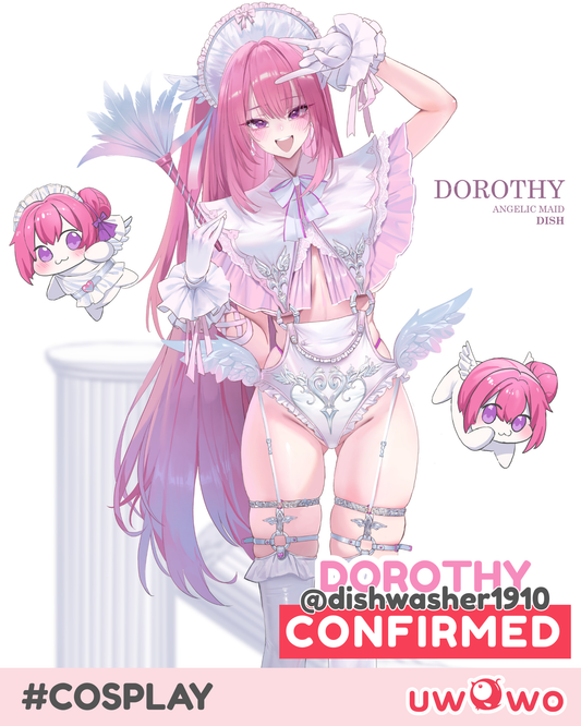 PRESALE SOON CONFIRMED Uwowo Game NIKKE Dorothy Angelic Maid Fanart Cosplay Costume S-3XL