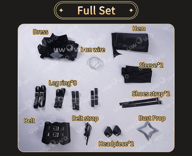 S-3XL INSTOCK-Uwowo Azur Lane x To Love Ru Golden Darkness Yami Cosplay Costume