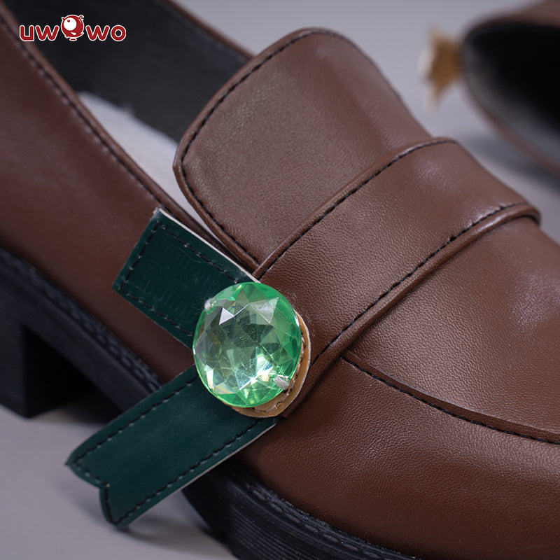 Uwowo Game Genshin Impact Venti Windborne Bard Tone-Deaf Bard Cosplay Shoes - Uwowo Cosplay