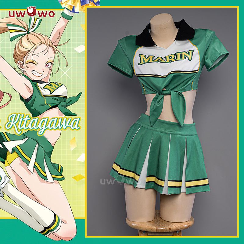 [Last Batch] Uwowo Anime/Manga My Dress-Up Darling Marin Kitagawa Cheerleading Cosplay Costumes