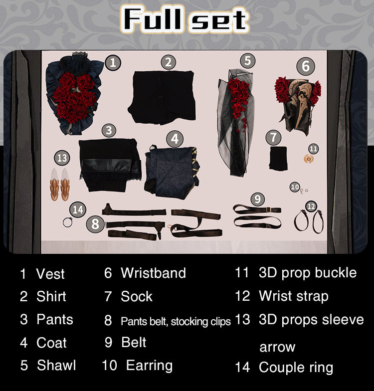 Uwowo Collab Series Game Identity V Luminary Emile Cosplay Costume Luminary Patient Cosplay