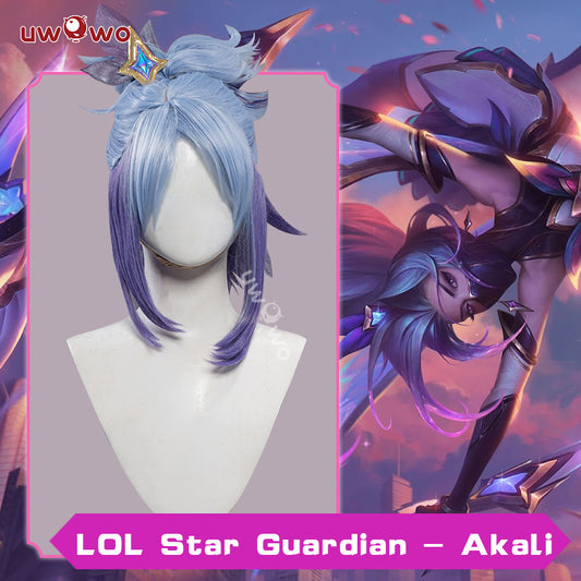 【Pre-sale】Uwowo League of Legends/LOL Costume Star Guardian Akali SG Akali Cosplay Wig