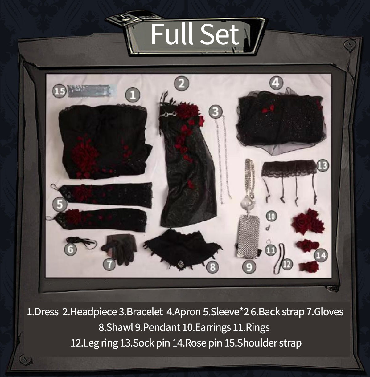 Uwowo Collab Series Game Identity V Psychologist Everlasting Night Ada Mesmer Costume Cosplay Costume