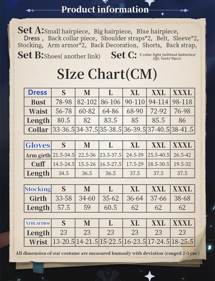 Uwowo Genshin Impact Lumine Traveler LED Female Lumine Cosplay Costumes - Uwowo Cosplay