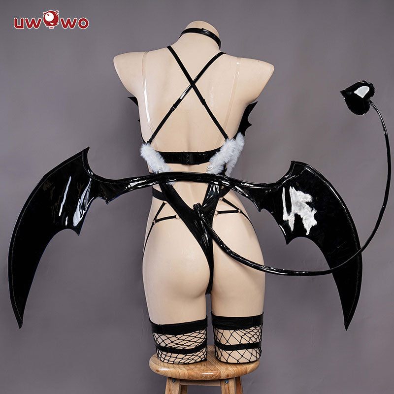 Uwowo Genshin Impact Fanart Succubus Ganyu 18+ Halloween Cosplay Costume - Uwowo Cosplay