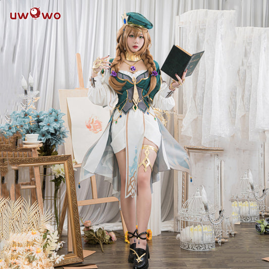 【Clearance】[Last Batch] Uwowo Genshin Impact Lisa Sumeru Uniform New Skin Cosplay Costume