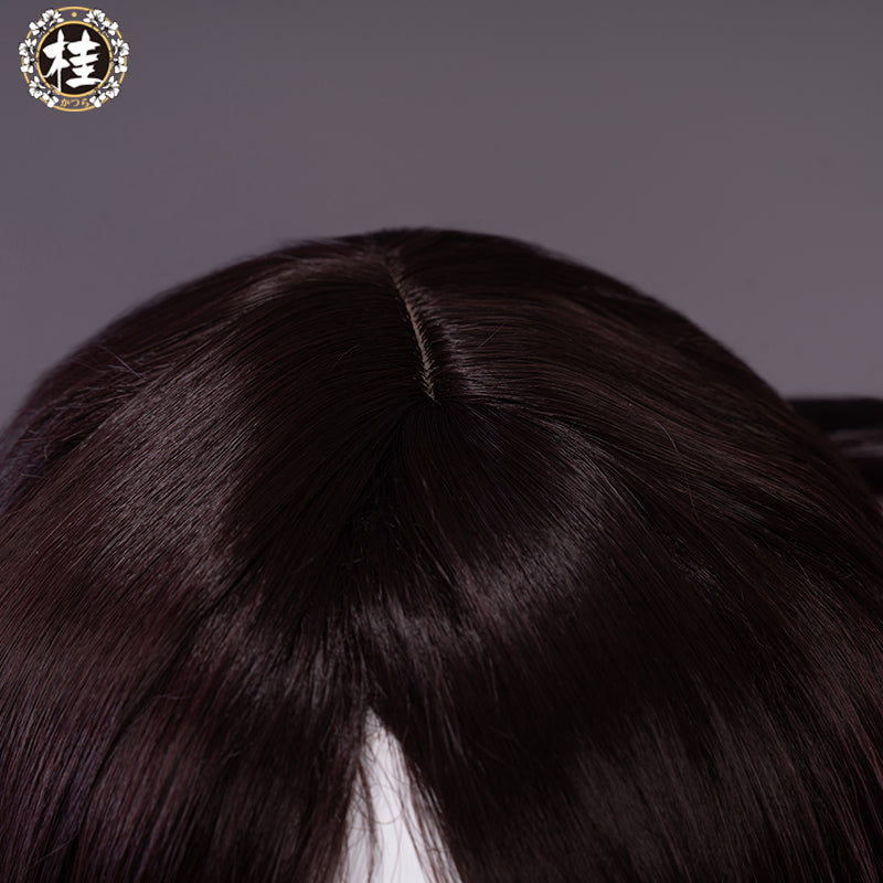 【Pre-sale】Uwowo Game Genshin Impact Liyue Beidou Cosplay Wig 70cm Long Brown Hair - Uwowo Cosplay