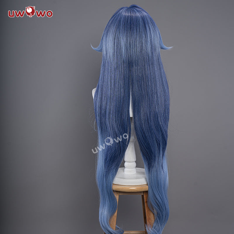 【Pre-sale】Uwowo Genshin Impact Cosplay Wig Layla Cosplay Wig Gradient Blue Long Hair - Uwowo Cosplay