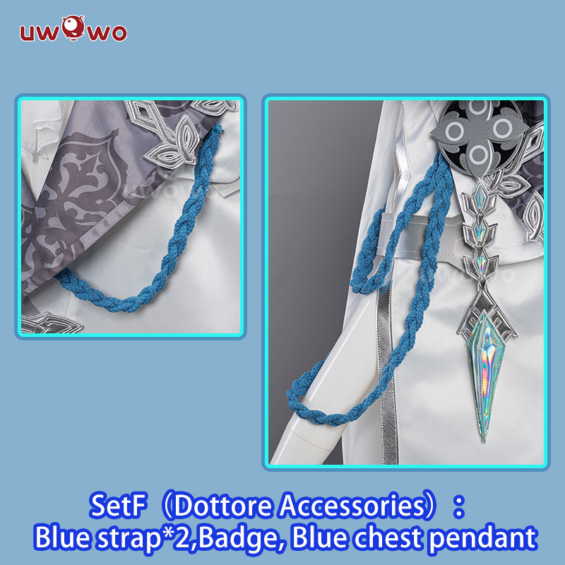 【Pre-sale】Uwowo Genshin Impact: Arlecchino/Dottore/Tartaglia/Sandrone/Columbina Fatui Harbingers Universal Coat Snezhnaya Cosplay - Uwowo Cosplay