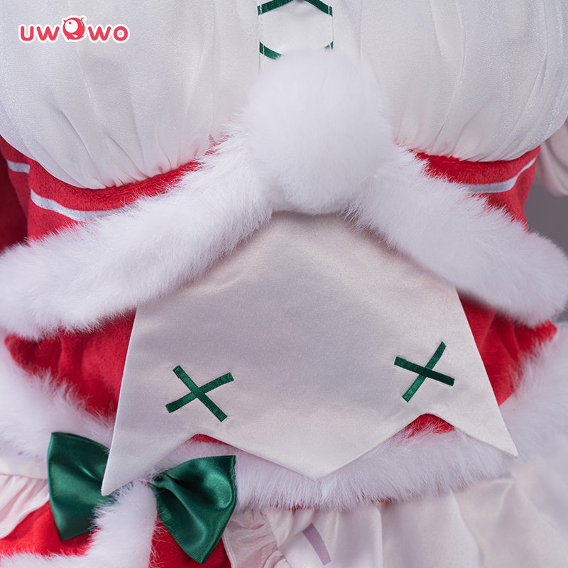【In-Stock】Uwowo Game Re: Zero Lost in Memories Ram Christmas Ver. Cosplay Costume - Uwowo Cosplay