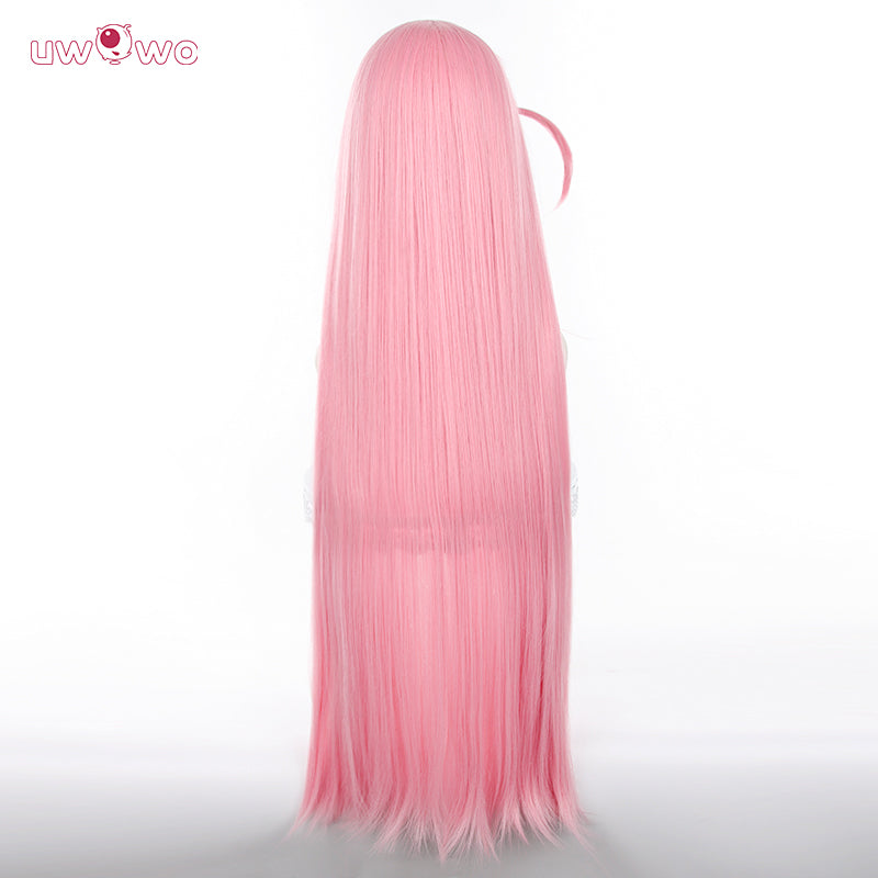 UWOWO Gotou Hitori Cosplay Bocchi The Rock Gotou Hitori Cosplay Wig Pink Long Hair