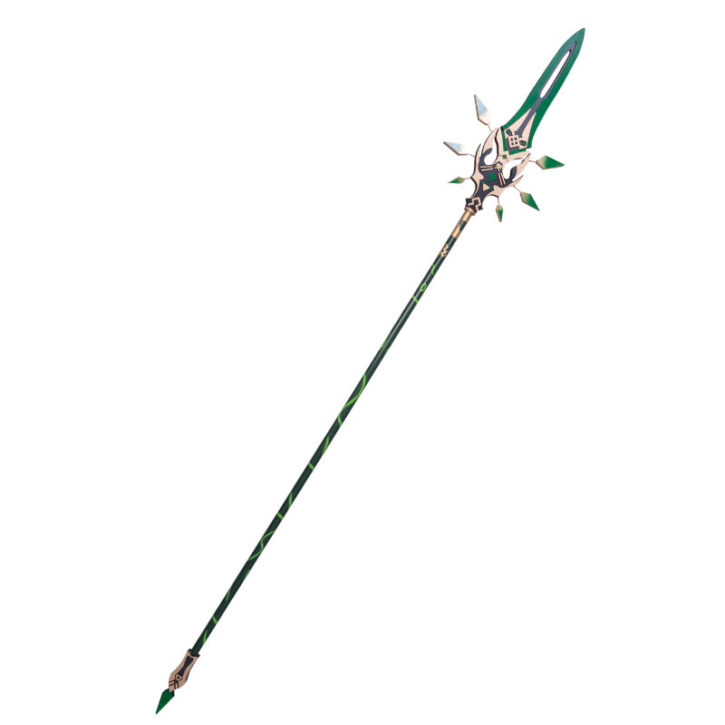Uwowo Game Genshin Impact Weapons Xiao Primordial Jade Winged-Spear Cosplay Props Polearms Props - Uwowo Cosplay