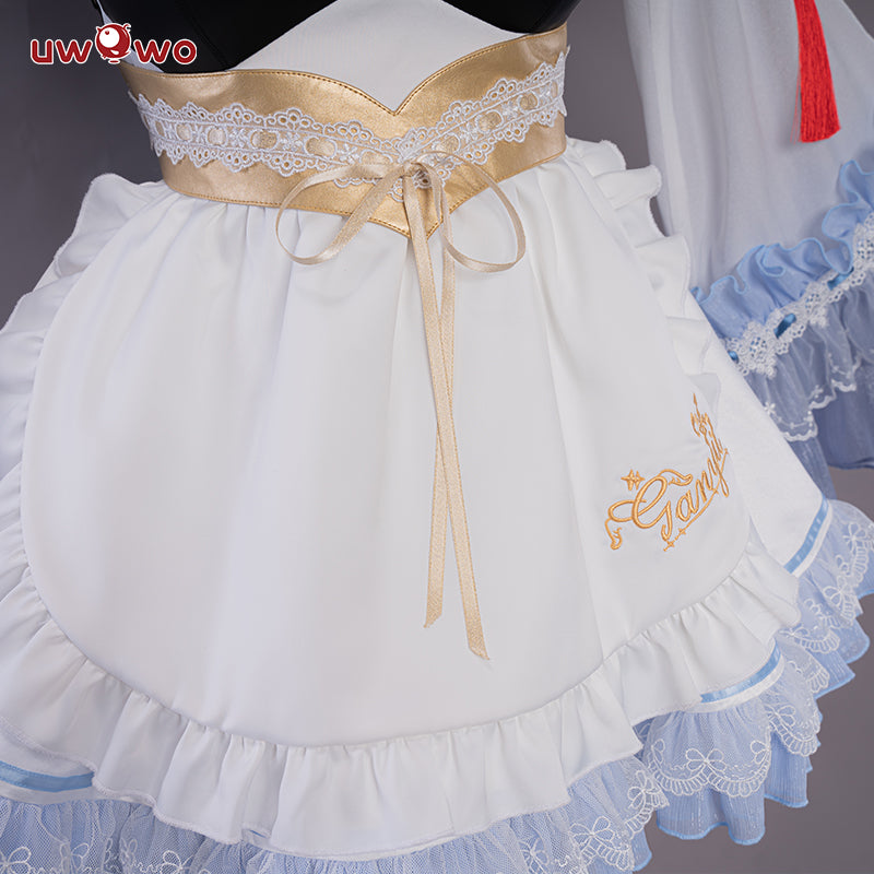 【Pre-sale】Exclusive Authorization Uwowo Game Genshin Impact Fanart Ganyu Maid Ver Cosplay Costume - Uwowo Cosplay