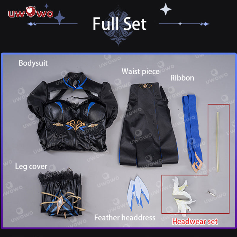 Uwowo Exclusive Authorization Genshin Impact Fanart Lumine Abyss Princess Traveler Cosplay Costume - Uwowo Cosplay