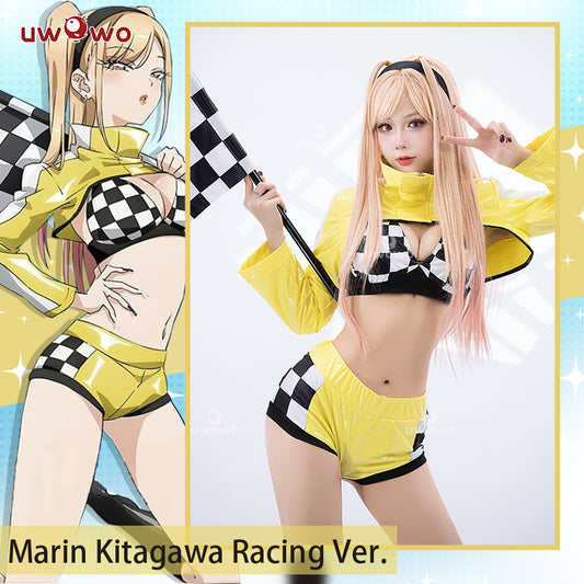 【Clearance】[Last Batch] Uwowo Anime/Manga My Dress-Up Darling Marin Kitagawa Race Queen Cosplay Costumes