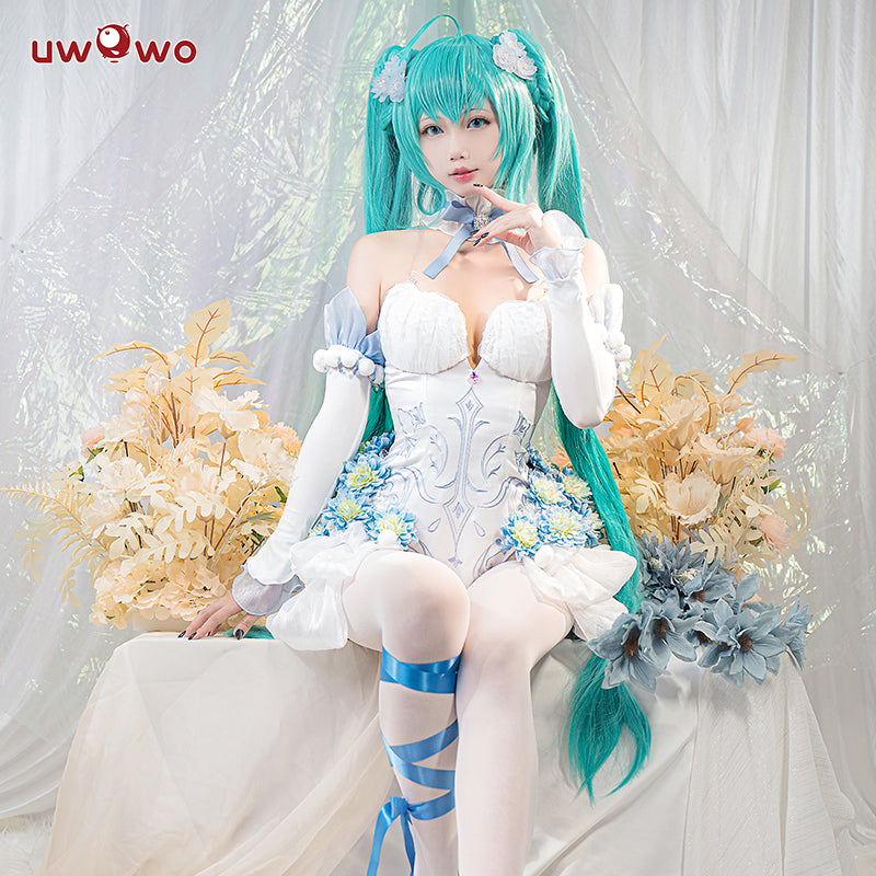 Uwowo V Singer Flower Fairy Ver. White Dress Figure Ver. Cosplay 